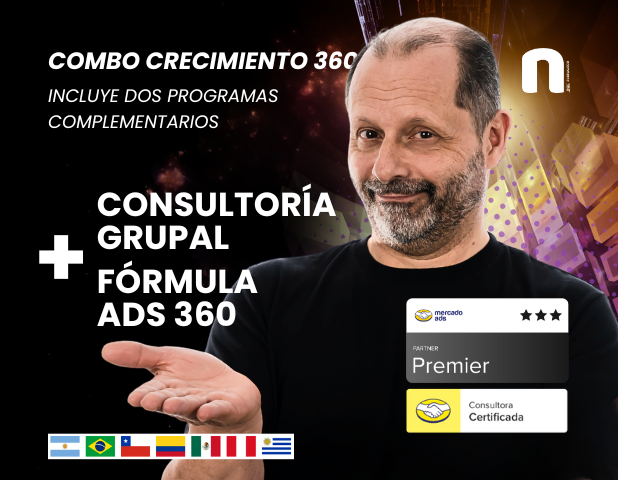 Combo Crecimiento 360: Consultoría Grupal + Fórmula ADS 360