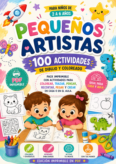 100 actividades para niños de 2 a 6 años