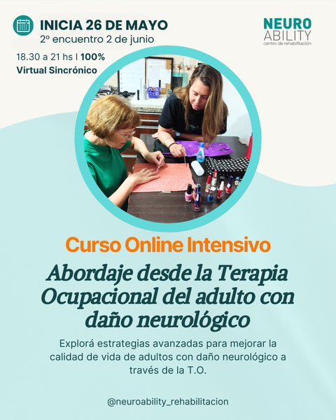 Abordaje de Terapia Ocupacional en el paciente adulto con daño neurológico 