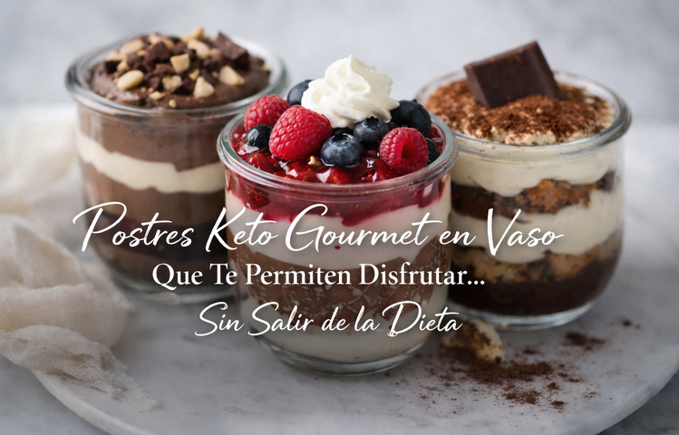Postres Keto: en vaso, fáciles y rápidos