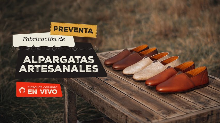 Fabricación de Alpargatas con clases en vivo