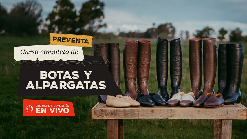 Curso completo de Botas y Alpargatas con clases en vivo