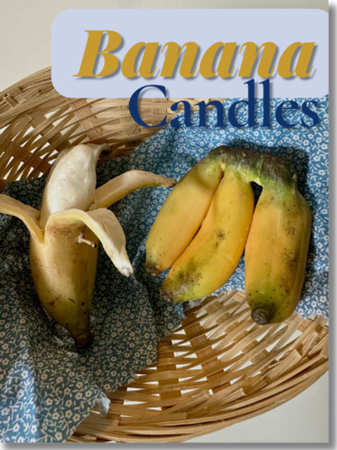 Banana Candle · Cuando la cera se moldea a mano
