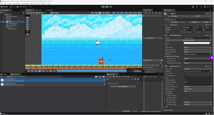 Mi primer Videojuego con Unity 6