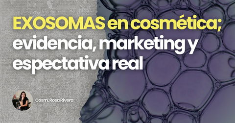 Exosomas en cosmética: evidencia, marketing y espectativa real 
