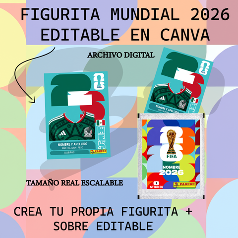 FIGU + SOBRE MEXICO EDITABLE EN CANVA