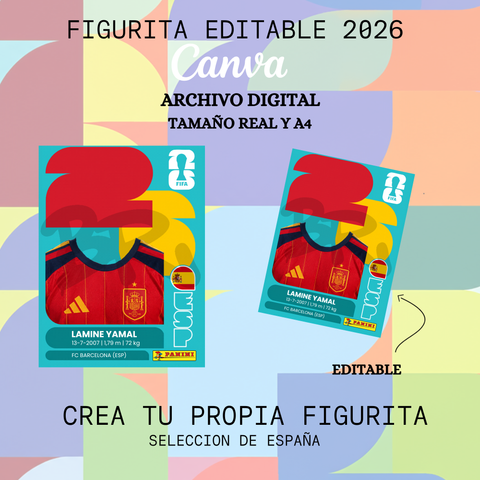 FIGU ESPAÑA EDITABLE EN CANVA