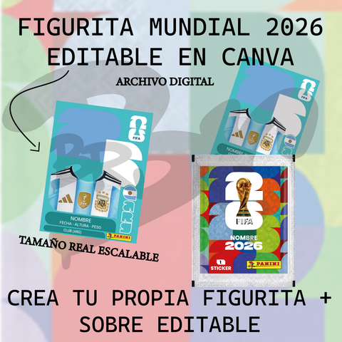 FIGU + SOBRE ARGENTINA EDITABLE EN CANVA