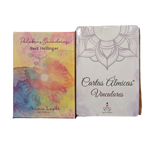 Combo Cartas Palabras Sanadoras de Bert Hellinger + Cartas Álmicas Vinculares de Espacio del Alma - ENVÍO GRATIS a todo el país