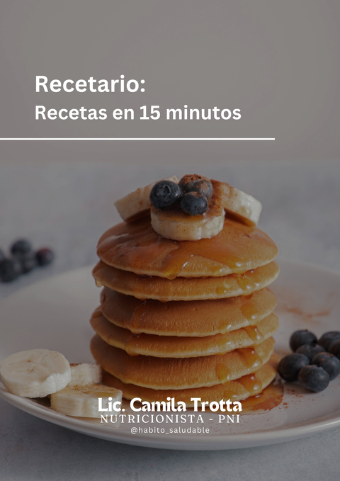 Recetario: Recetas en 15 minutos
