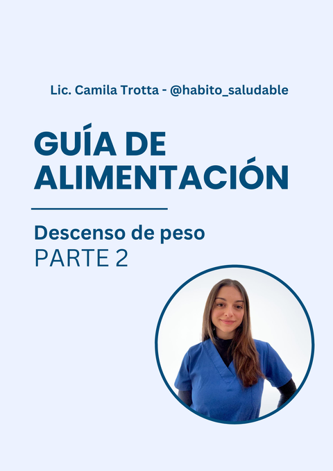 Guía de Descenso de Peso | PARTE 2
