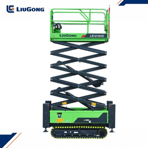 Plataforma Tijera Eléctrica sobre Orugas LS1216HC 14 m