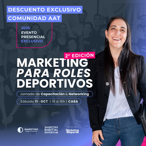 EVENTO PRESENCIAL: MARKETING PARA ROLES DEPORTIVOS | CONVENIO AAT