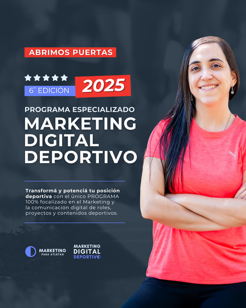 Programa Especializado en Marketing Digital Deportivo 2025 | 6° Edición