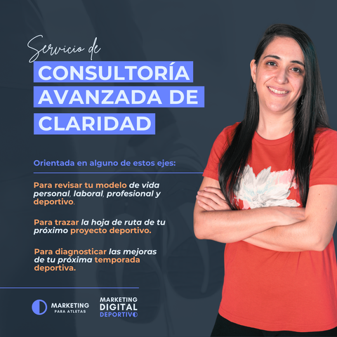 CONSULTORÍA AVANZADA de Claridad + Informe para Roles deportivos y Profesionales orientados al Deporte