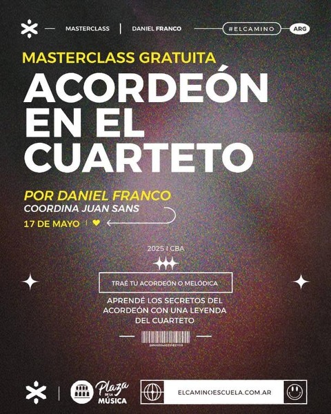 Masterclass Acordeón en el cuarteto