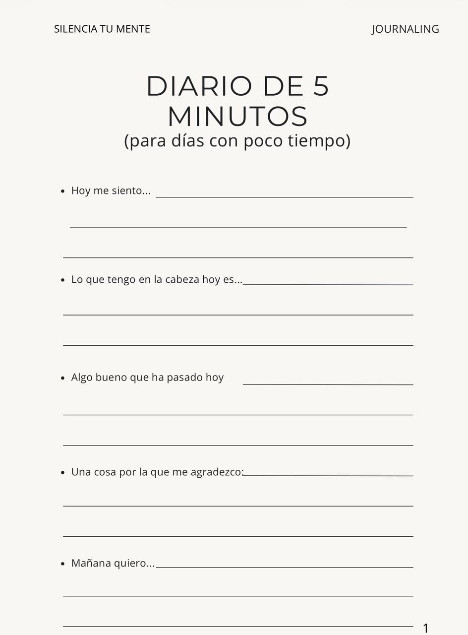Primera plantilla de journaling