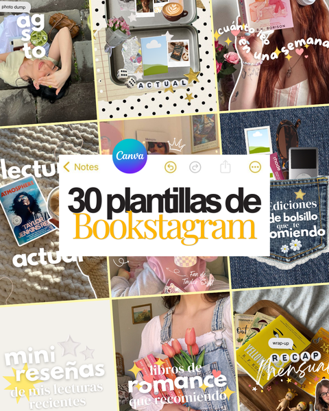 30 Plantillas Virales de Bookstagram