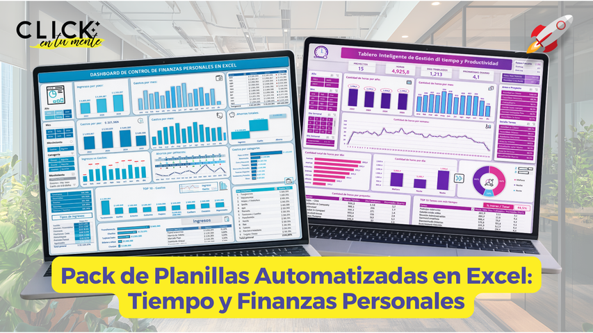 Pack de Gestión del Tiempo y Finanzas Personales