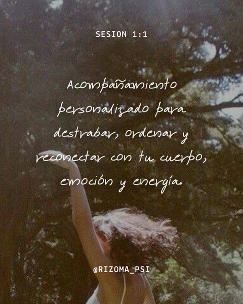 1:1 Cuerpo, alma y energia