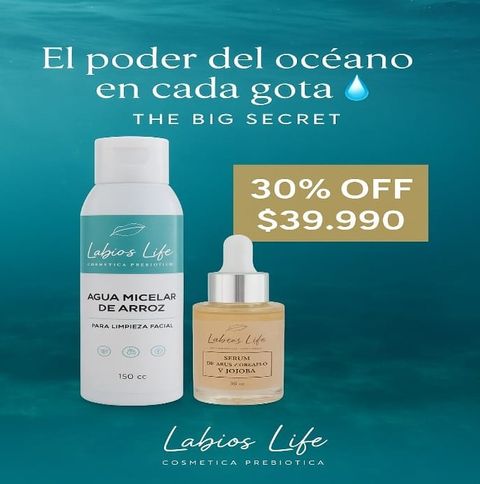 💧✨ El poder del océano  y sus prebióticos en cada gota ✨🌊