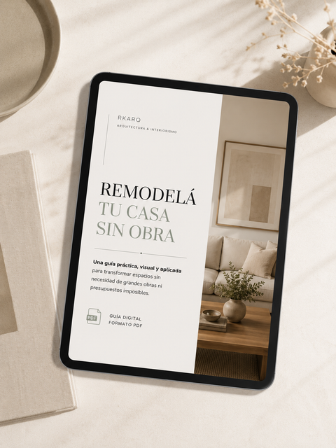 Remodelá sin obra | Guía visual de interiorismo