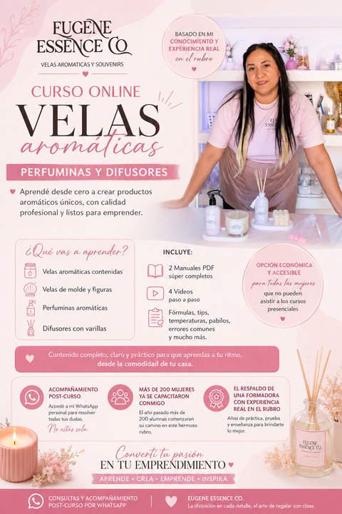 CURSO VELAS DE SOJA Y AROMATICOS