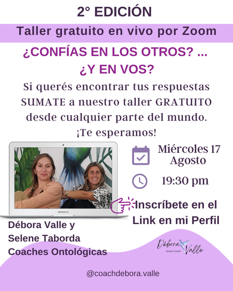 ¿Confias en los otros? ... ¿Y EN VOS?