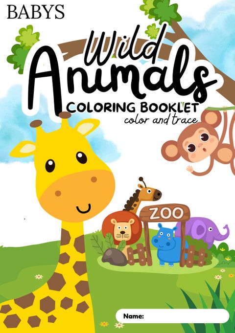 BABY ANIMALS | LIBRO PARA COLOREAR ANIMALES EN INGLES