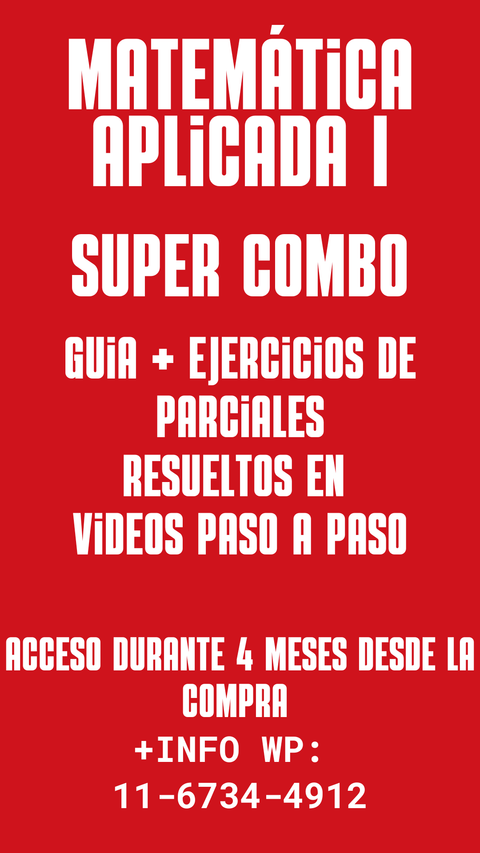 GUIA CATEDRA BIANCO + EJERCICIOS TIPO PARCIAL