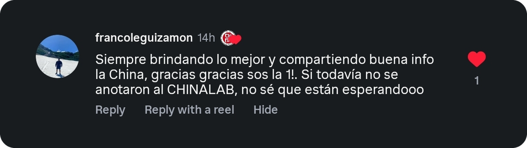 Testimonio de un alumno/a