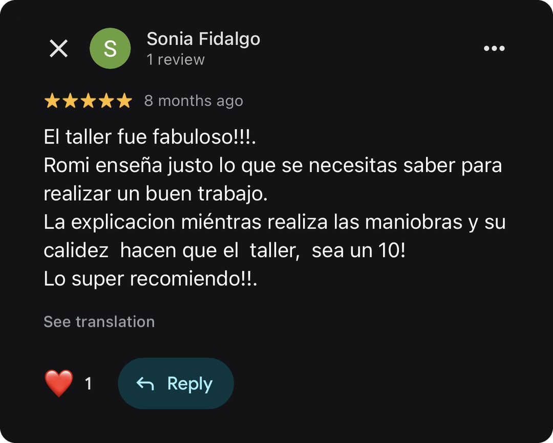 Testimonio de un alumno/a