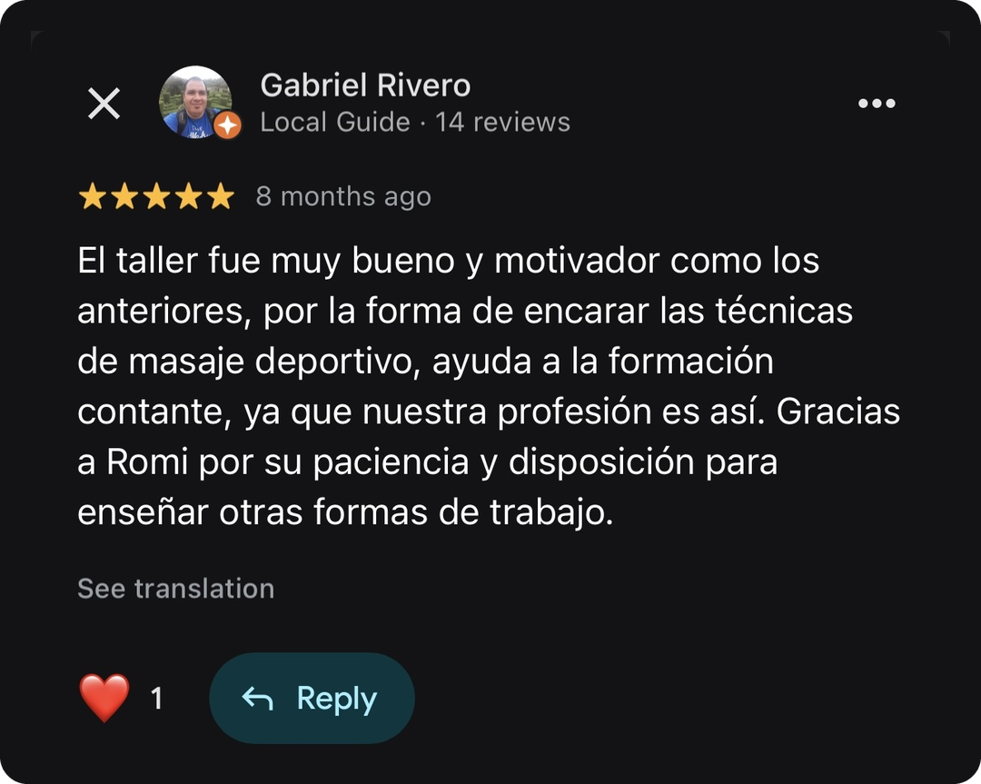 Testimonio de un alumno/a