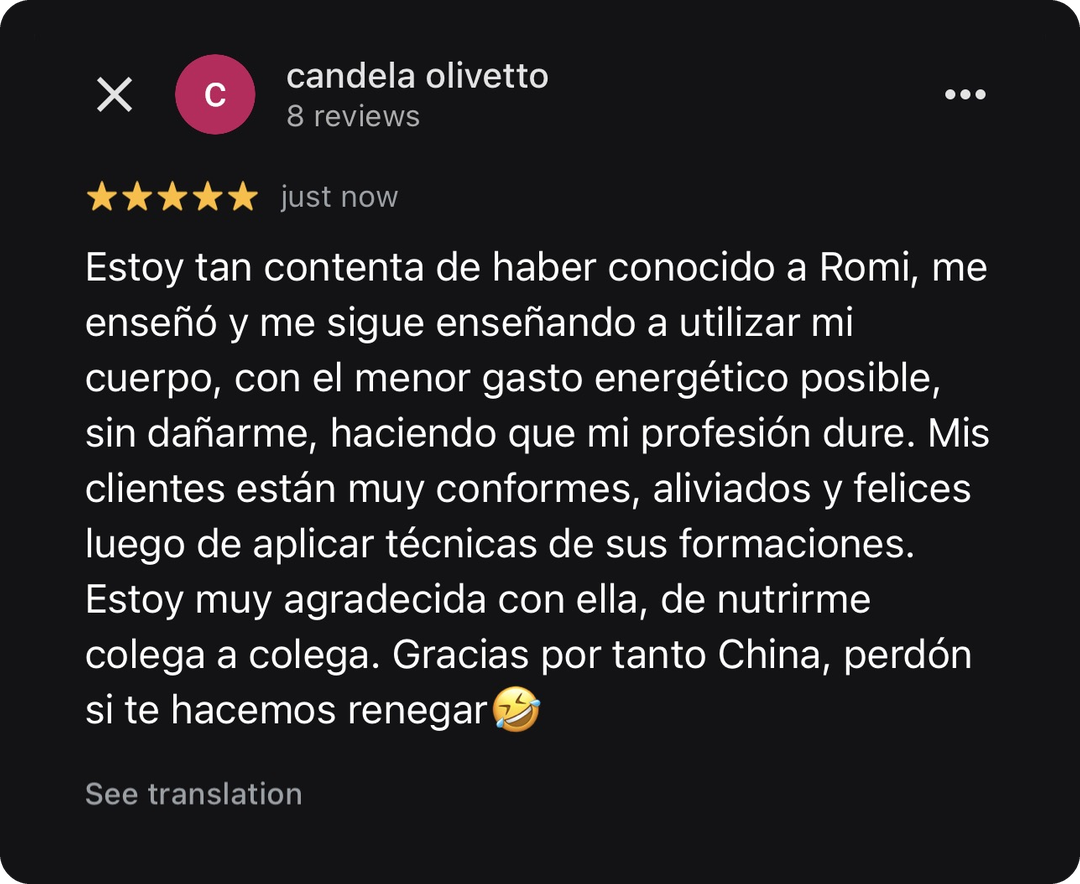Testimonio de un alumno/a