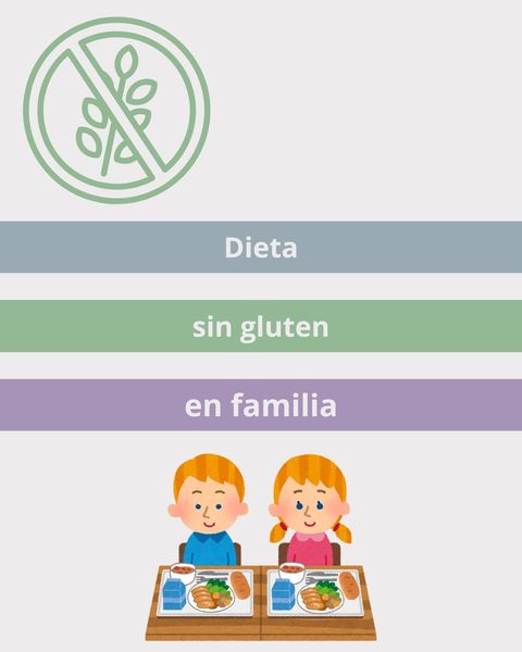 Dieta sin gluten en familia