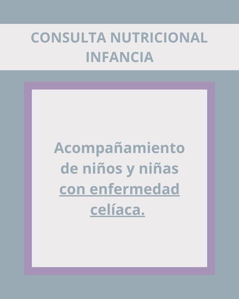 Consulta nutricional infancias