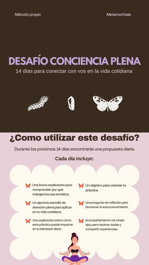 Ebook Desafío conciencia plena🦋🧠