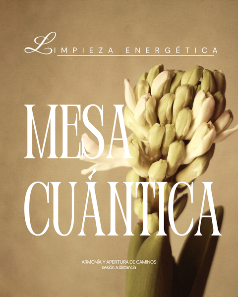 Limpieza Energética con Mesa cuántica