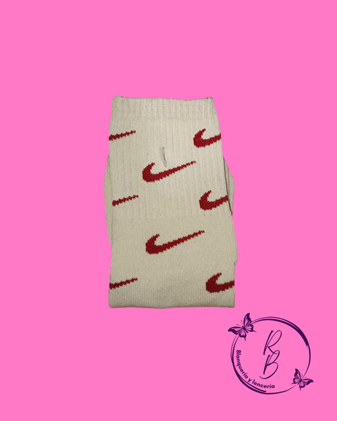 Medias 3/4 Nike nude Pipas Terracota