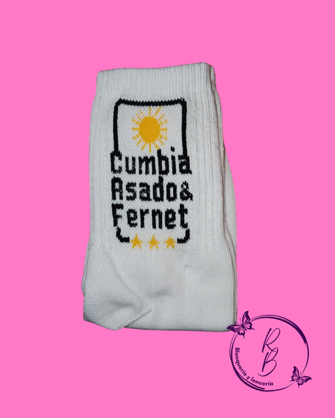 Medias 3/4 blanca 