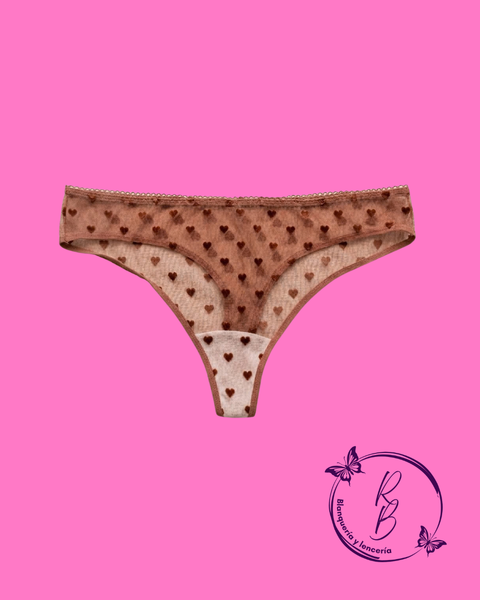Colaless Tul con Corazones
