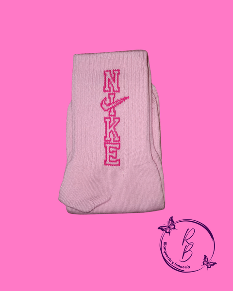 Medias 3/4 Nike Rosa