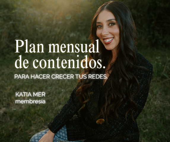Plan mensual de contenidos para tus redes.