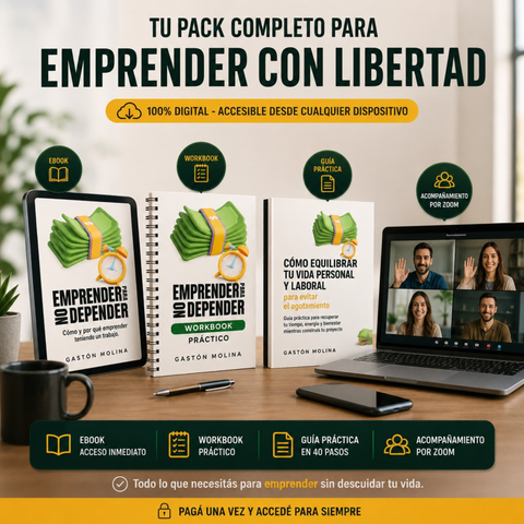 Emprender para no Depender | Ebook + BONOS