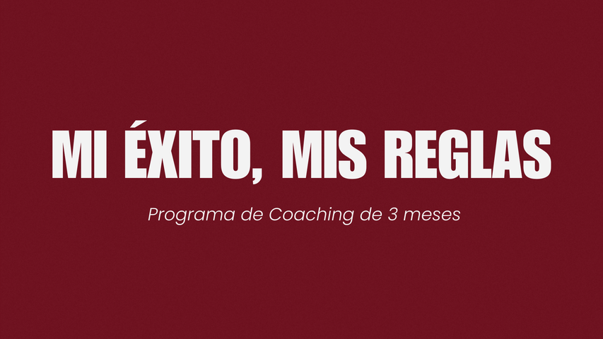 Mi Éxito Mis Reglas Coaching