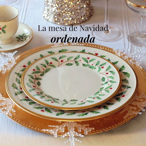 La Mesa de Navidad Ordenada