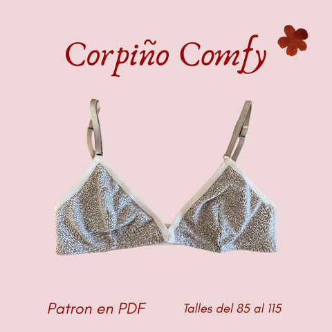✿ Molde PDF —Corpiño Comfy 
