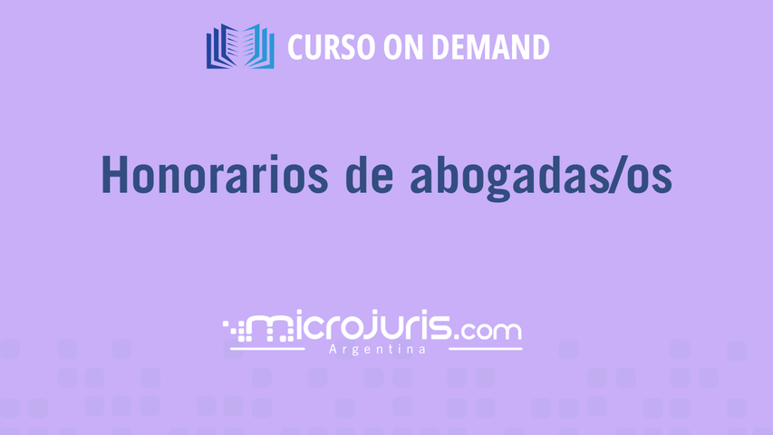 Honorarios de abogadas/os