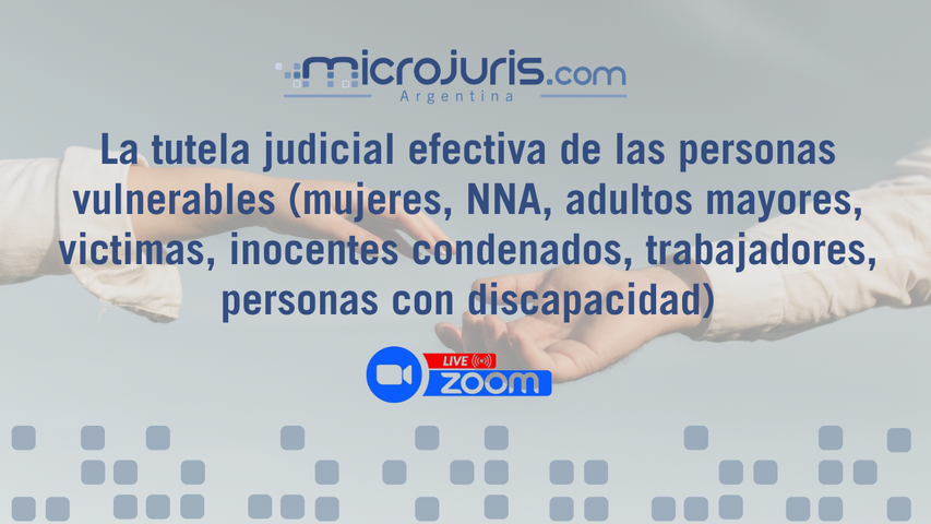 La tutela judicial efectiva de las personas vulnerables