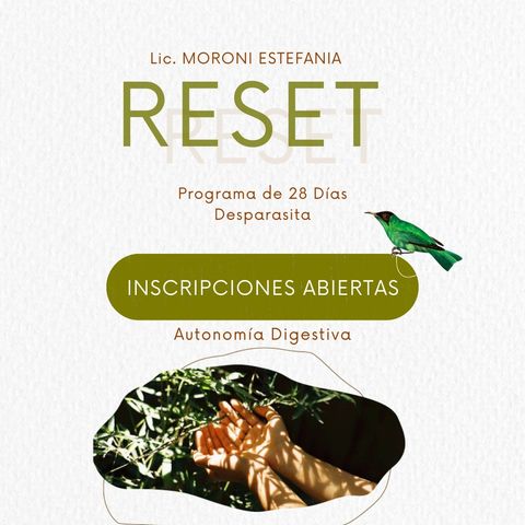 RESET - Programa Integral 28 Días - Inicio: 6 de junio